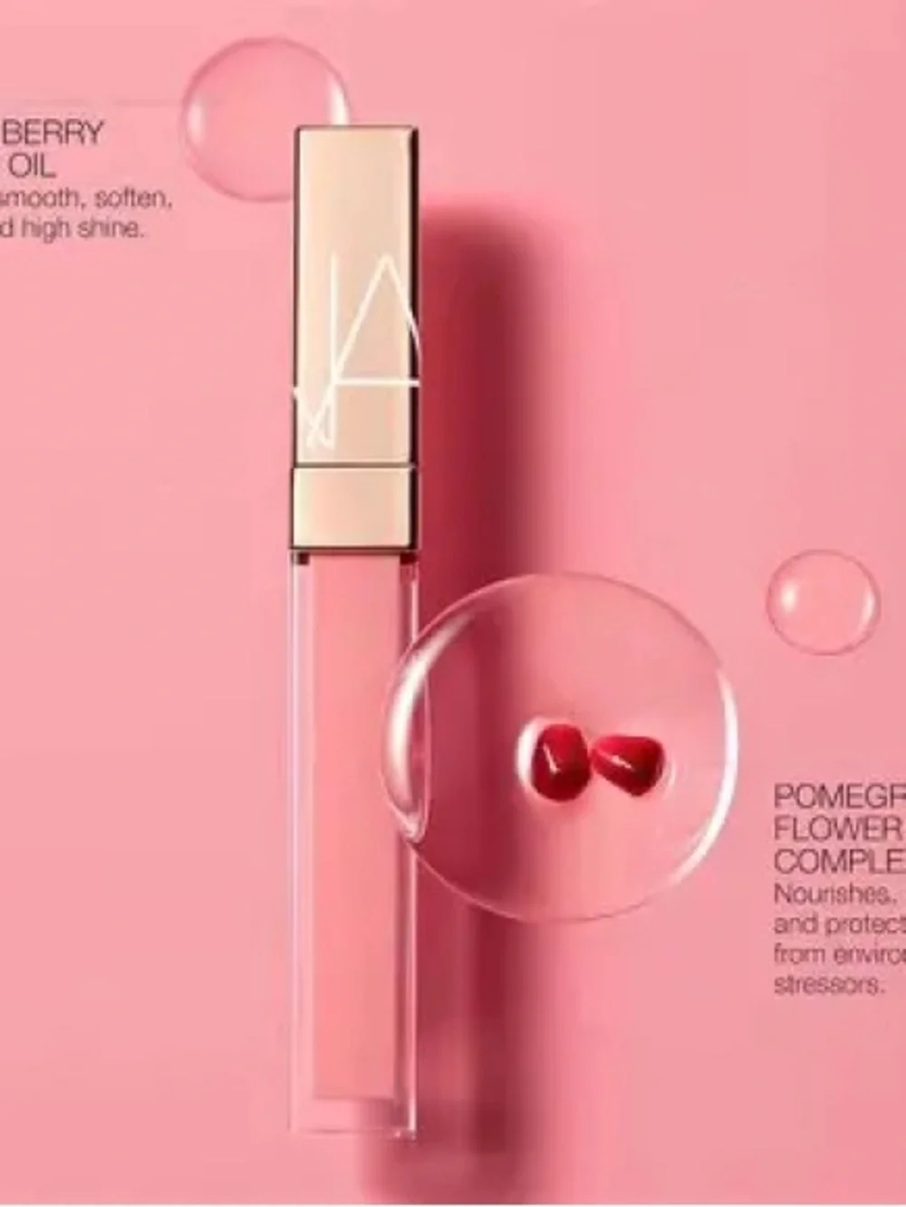 NARS Afterglow Lip Shine in Break for Love - .17 oz NIB